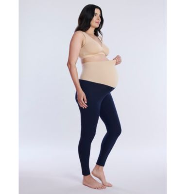 Women's Essential Stretch Secret Fit Over the Belly Maternity Leggings - Motherhood Maternity