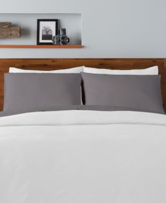 Percale Cool and Crisp 500 Thread Count 100% Cotton Pillowcase Set, King
