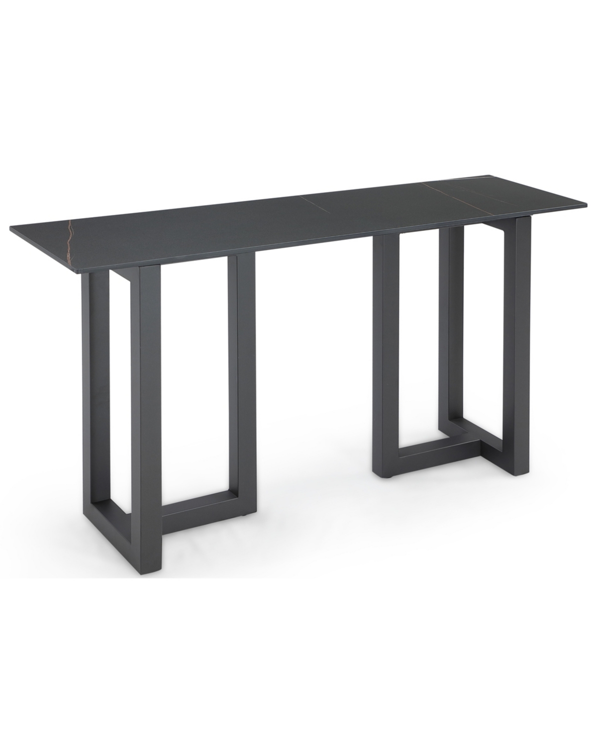 Macy's Furniture Emila 54" Sintered Stone Mix And Match Console Table