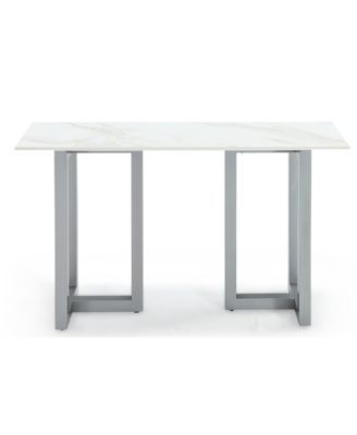 Furniture Emila 54" Sintered Stone Mix and Match Console Table