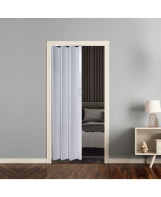 OAKMT4880HEC Oakmont Wooden Style Vinyl Accordion Door, White