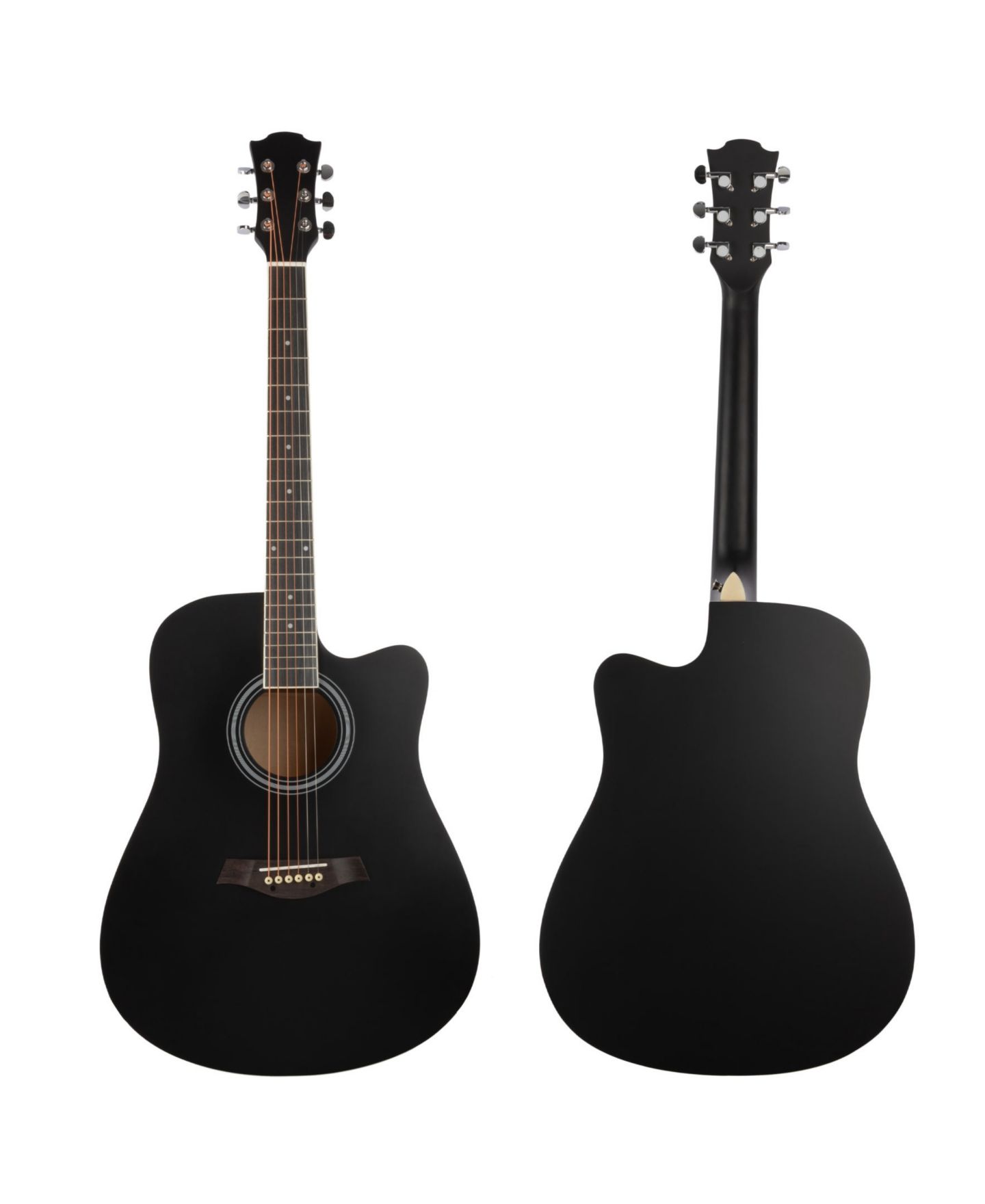 Детские игрушки Trademark Global Hey Play 41" 6-String Acoustic Beginner Guitar Kit, Ages 8+ — фото 1