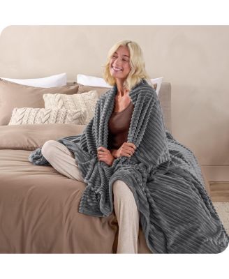 Microplush Textured Throw