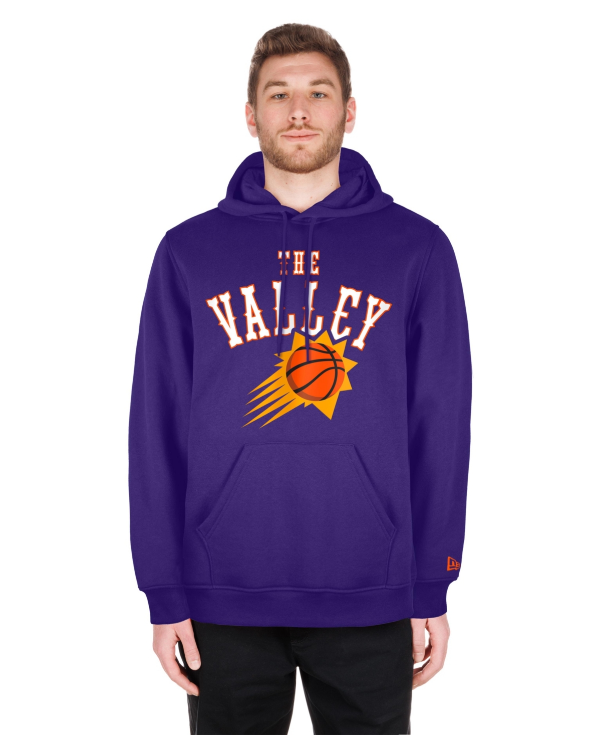 New Era Men's Purple Phoenix Suns 2024/25 City Edition Pullover Hoodie In Purple