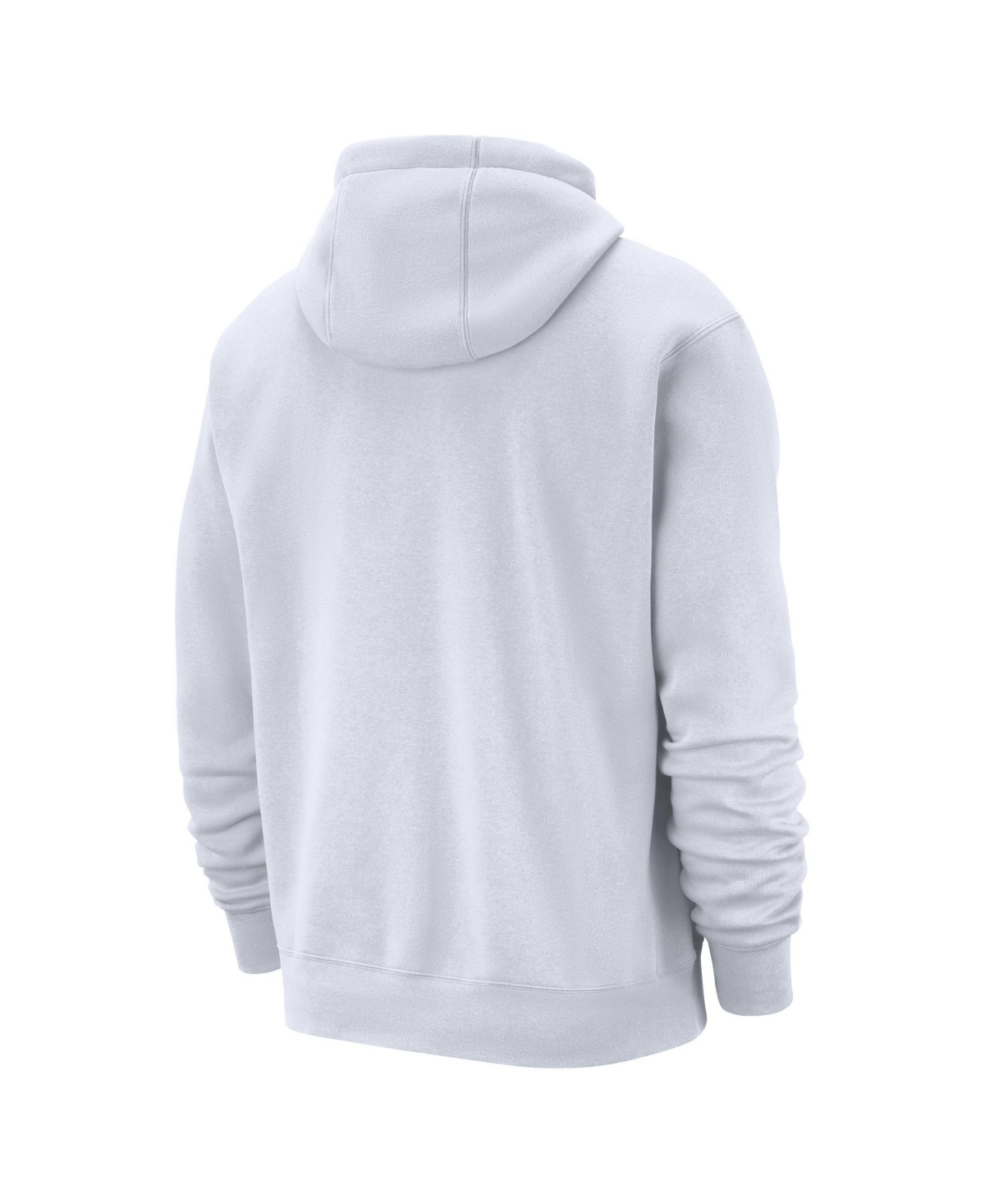 Nike Men'sPhiladelphia 76ers 2024/25 City Edition Essential Club Pullover Hoodie - White