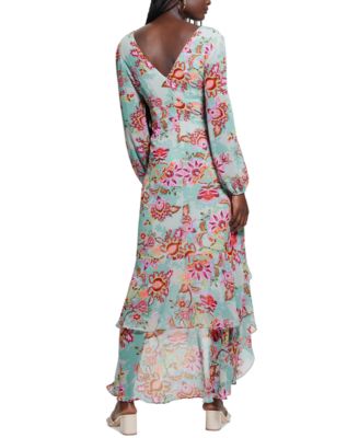 Women's Shelia V-Neck Long-Sleeve High-Low Dress