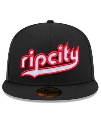 Men's Black Portland Trail Blazers 2024/25 City Edition 59FIFTY Fitted Hat