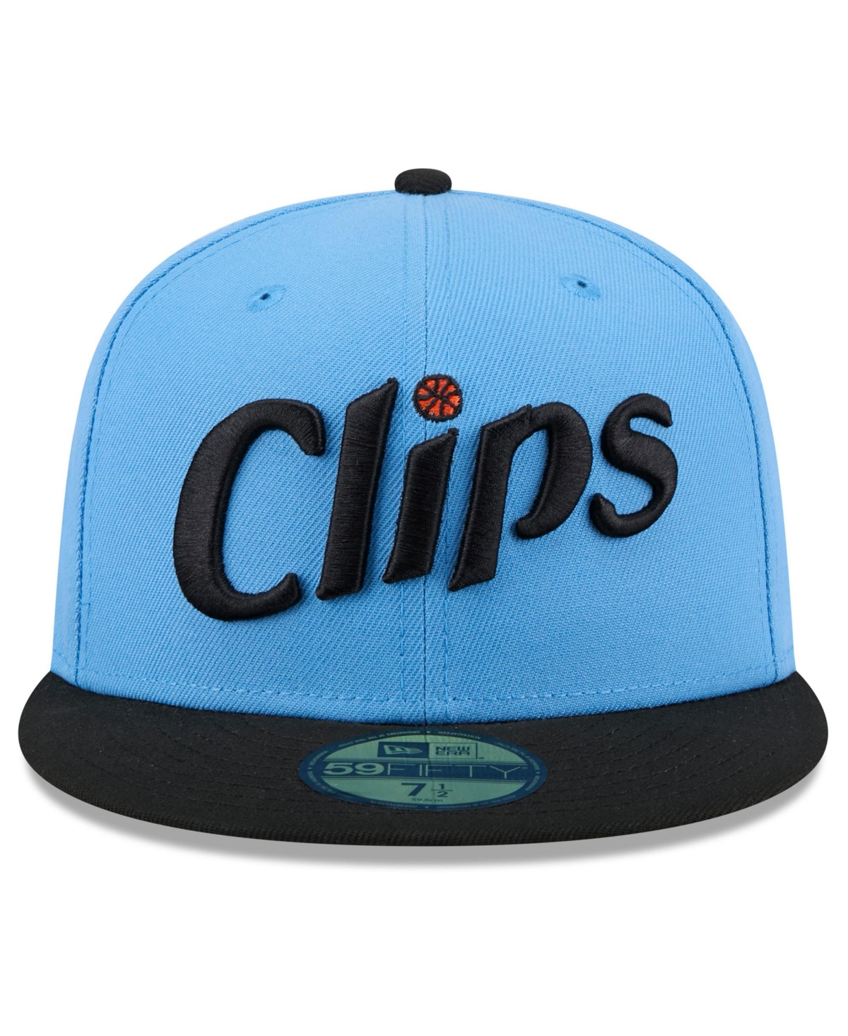 New Era Men'sLa Clippers 2024/25 City Edition 59FIFTY Fitted Hat - Light Blue