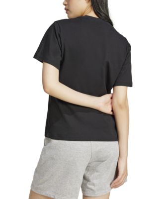 Women's Short-Sleeve Cotton Crewneck Logo T-Shirt