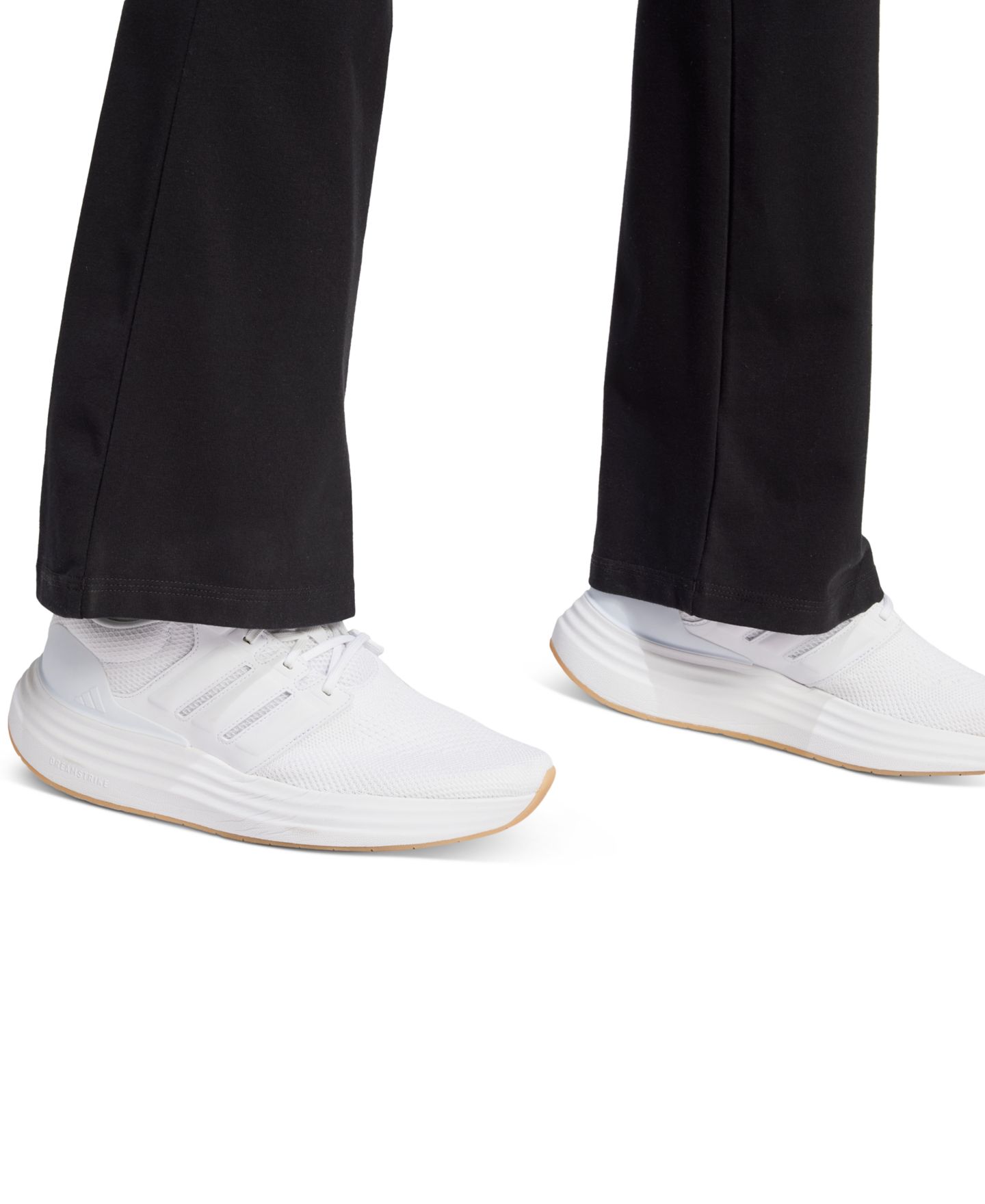 Женские леггинсы adidas Essentials Small Logo Flared, цвет: Чёрный / Белый — фото 5