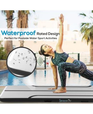 9.8 ft. Floor Tumble Track Mat with Electric Air Pump