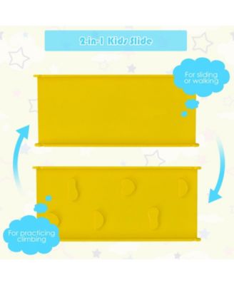 5 in 1 Kids Triangle Climber Play Gym Set with 2 Ramps