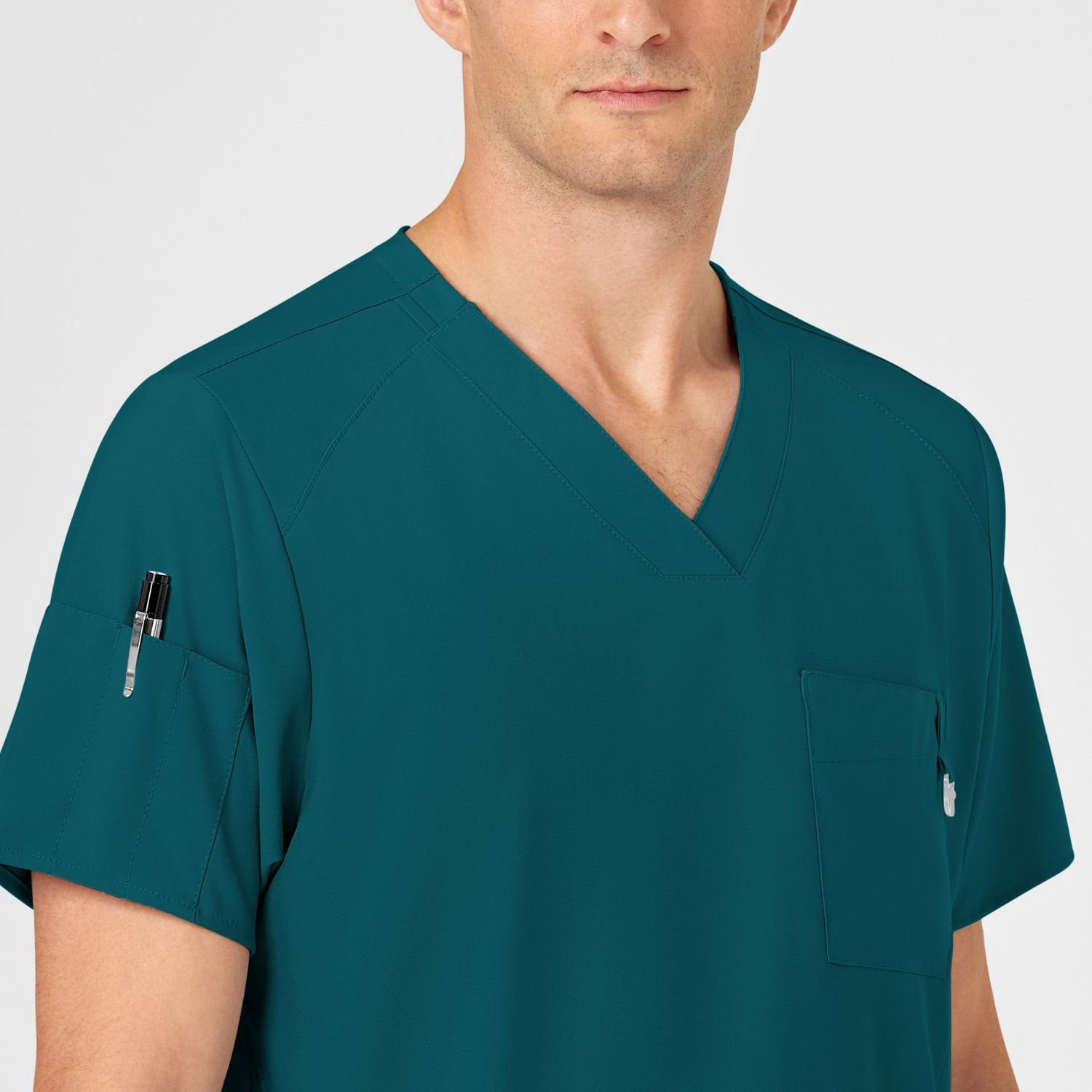 Men's W123 V-Neck Scrub Top