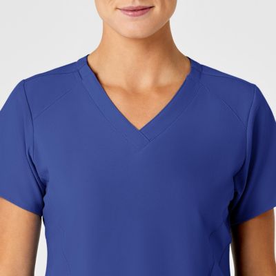 Women's W123 Stylized V-Neck Scrub Top