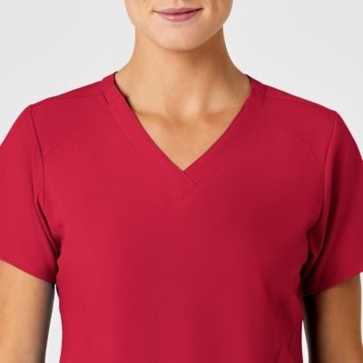Women's W123 Stylized V-Neck Scrub Top