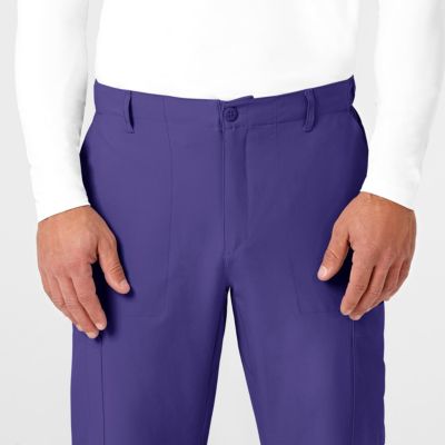 Men's W123 Flat Front Cargo Scrub Pant