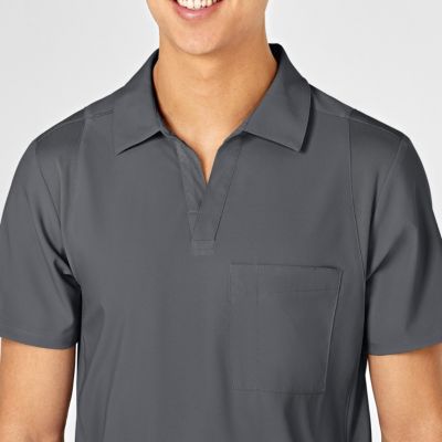 Big & Tall W123 Collar Scrub Top