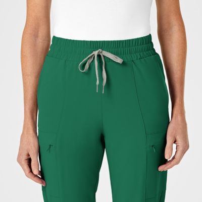 RENEW Women's High Waist Slim Leg Scrub Pant