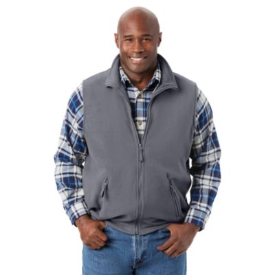 Big & Tall Explorer Plush Fleece Zip Vest