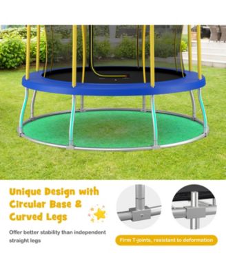 10 Feet Unique Flower Shape Trampoline with Galvanized Steel Frame