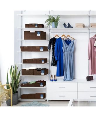 3-Pack Storage Basket Set - Mesh Hand-Woven, Stackable Baskets for Shelves, Closets, Bathroom and More