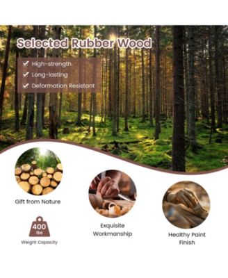 Set of 2 Folding Dining Chairs with Padded Seat and High Backrest