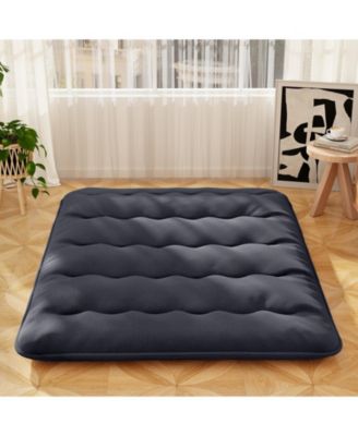 Futon Mattress with Washable Cover and Foldable Mat-Queen Size
