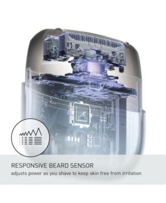 Swipe Right Compact Shaver, Unisex Electric Razor for Men and Women, On-the-Go Razor with 3-Blade Cutting System and USB-C Charging, Wet/Dry - ES-CM3A-W