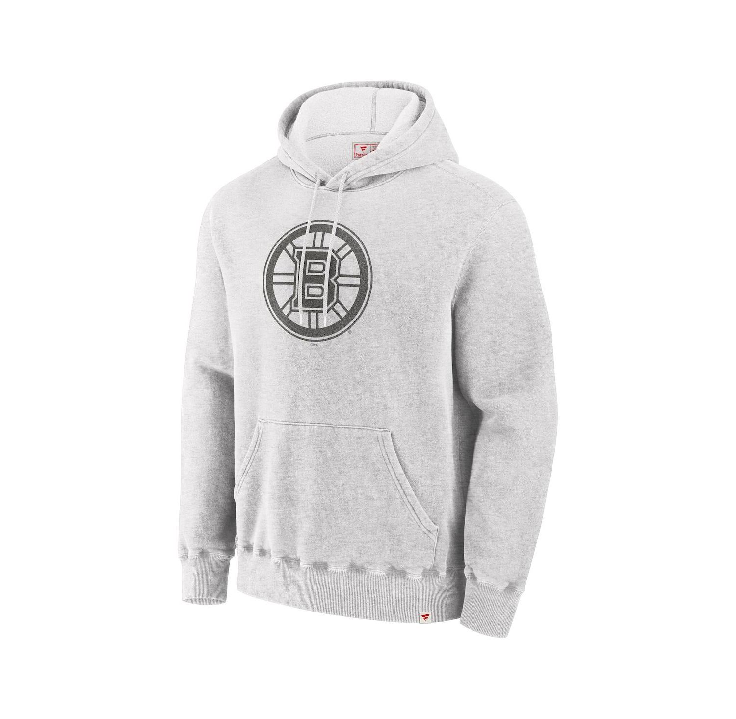 Men's Cream Boston Bruins Made in Canada Pullover Hoodie