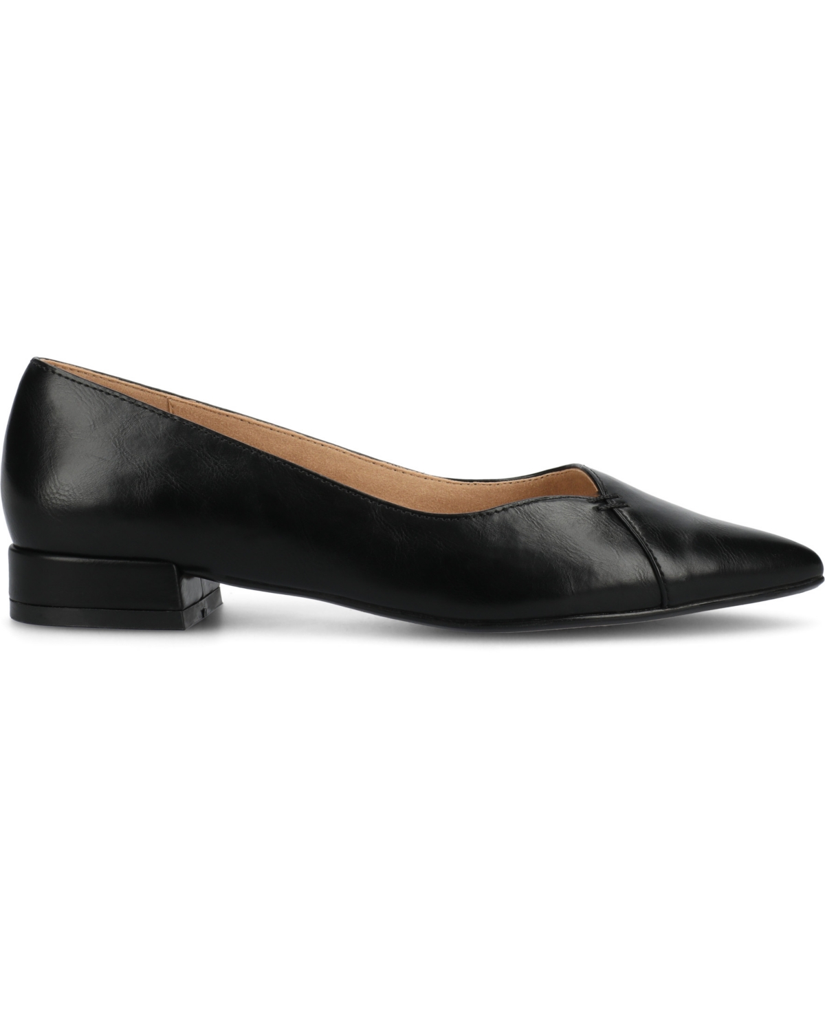 Shop Journee Collection Women's Carmin Pointed Toe Flats In Black