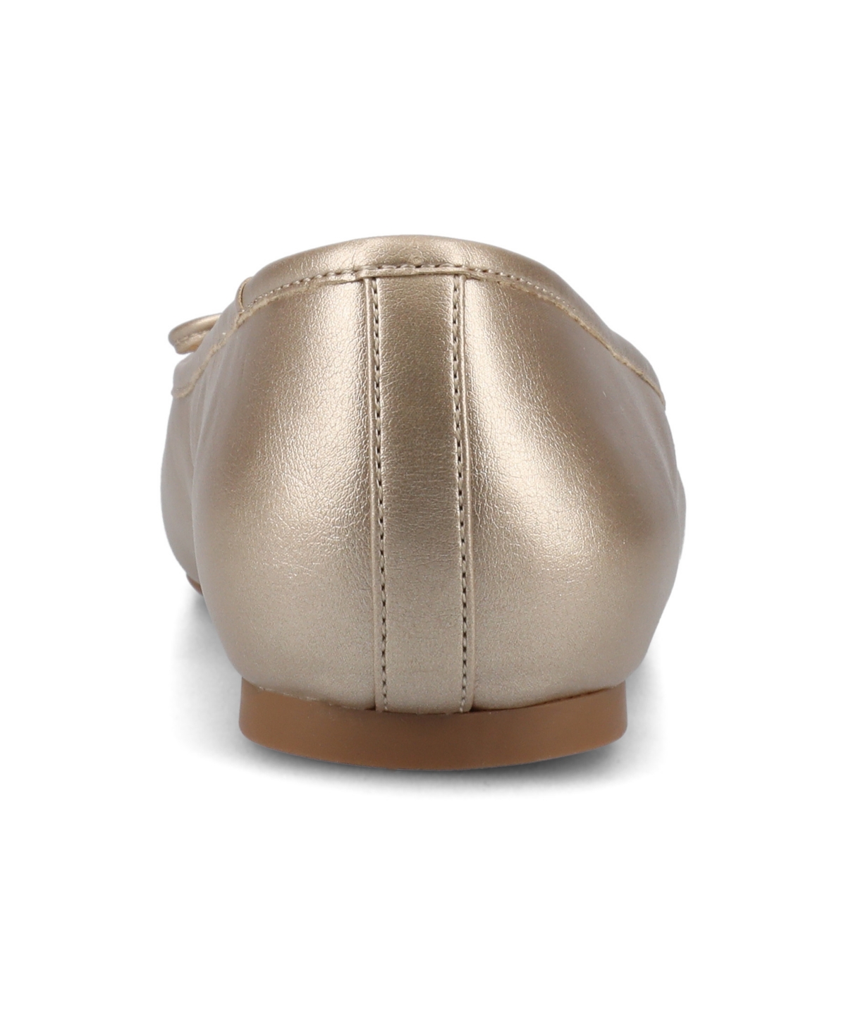 Shop Journee Collection Women's Kaiah Cap Toe Ballet Flats In Champagne