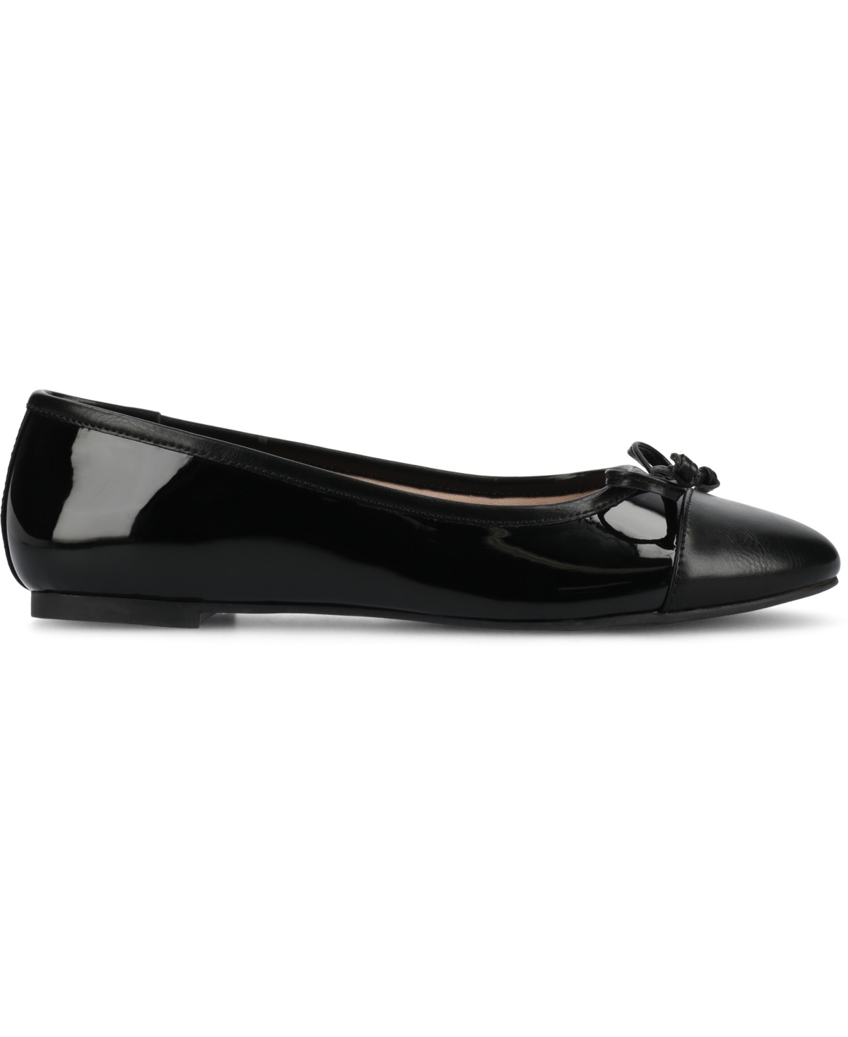 Shop Journee Collection Women's Kaiah Cap Toe Ballet Flats In Black