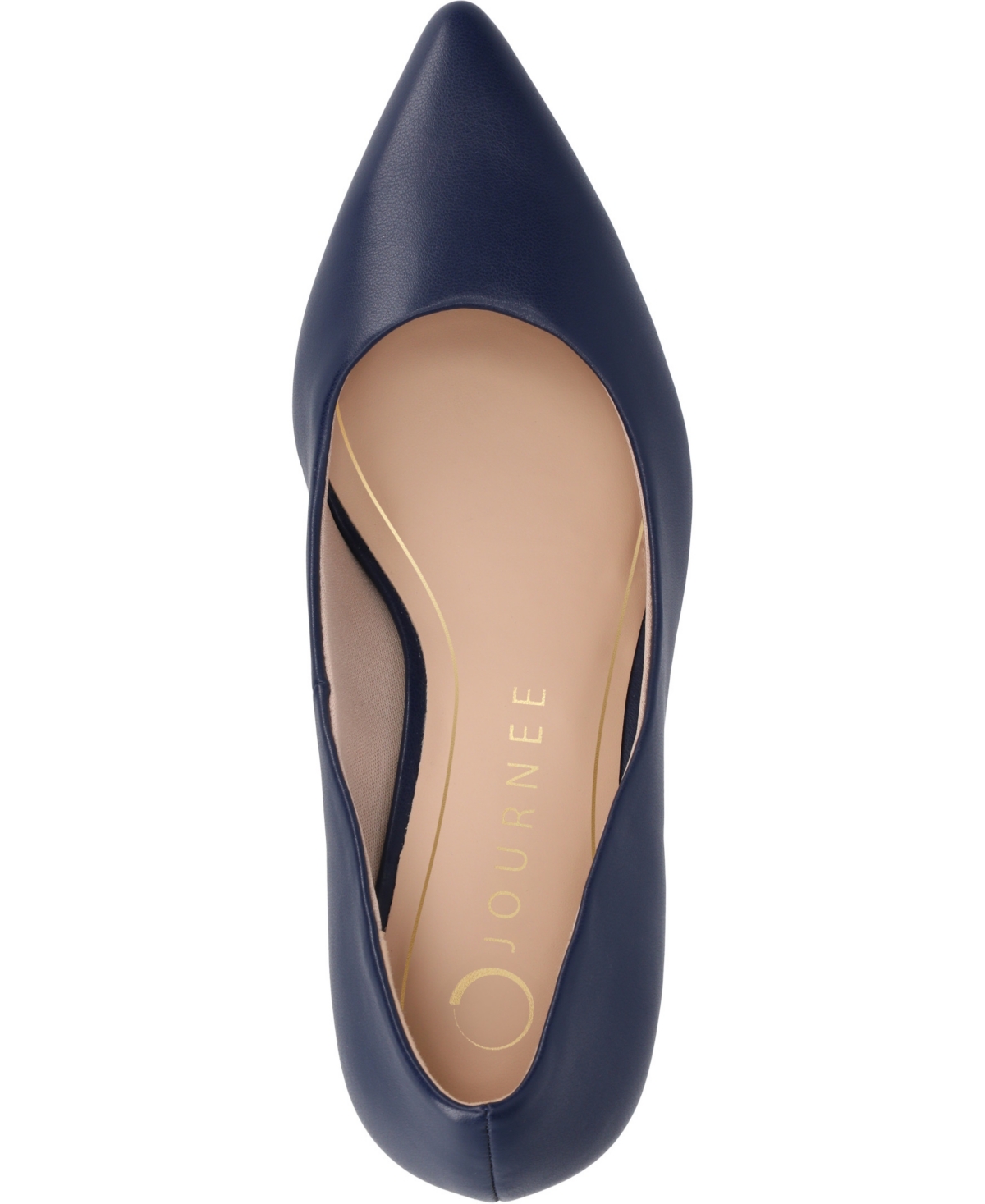 Journee Collection Women's Scylee Pointed Toe Dress Pumps In Navy