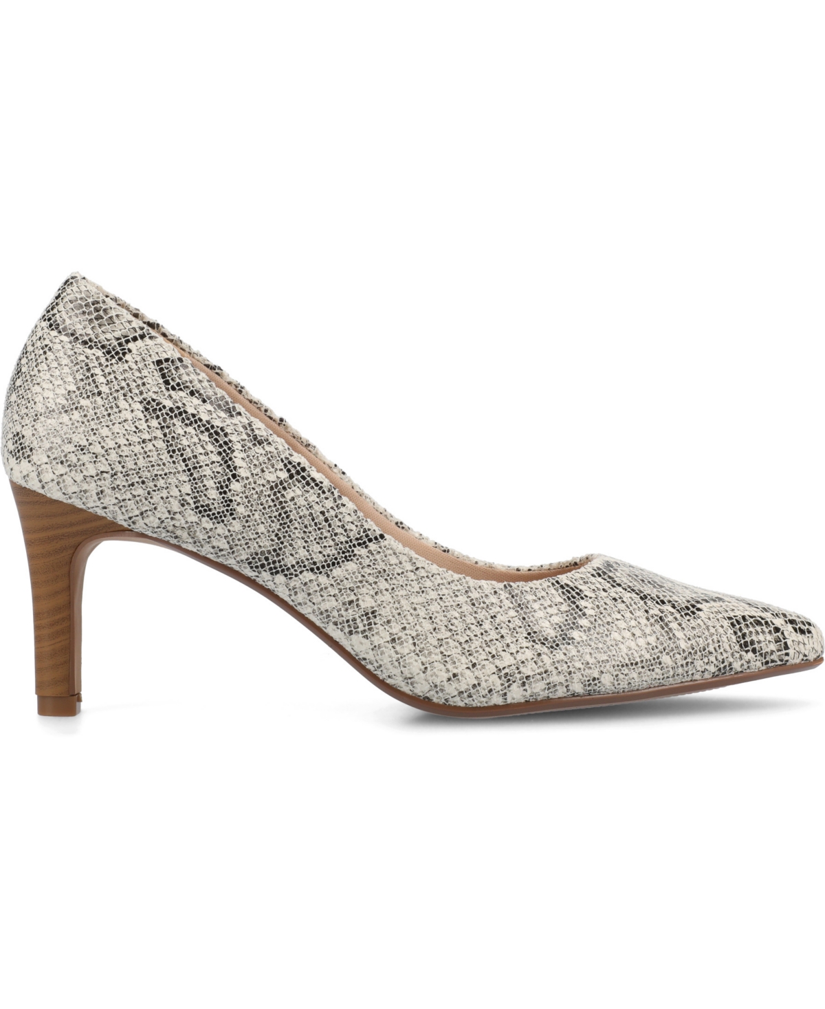 Shop Journee Collection Women's Scylee Pointed Toe Dress Pumps In Snake