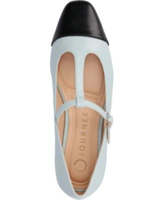 Women's Theah T-Strap Cap Toe Mary Jane Flats