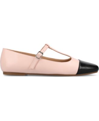 Women's Theah T-Strap Cap Toe Mary Jane Flats