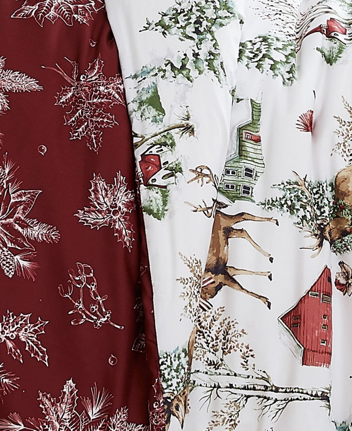 Southshore Fine Linens Christmas 5-pc. Holiday Comforter Set, Twin/twin Xl In White