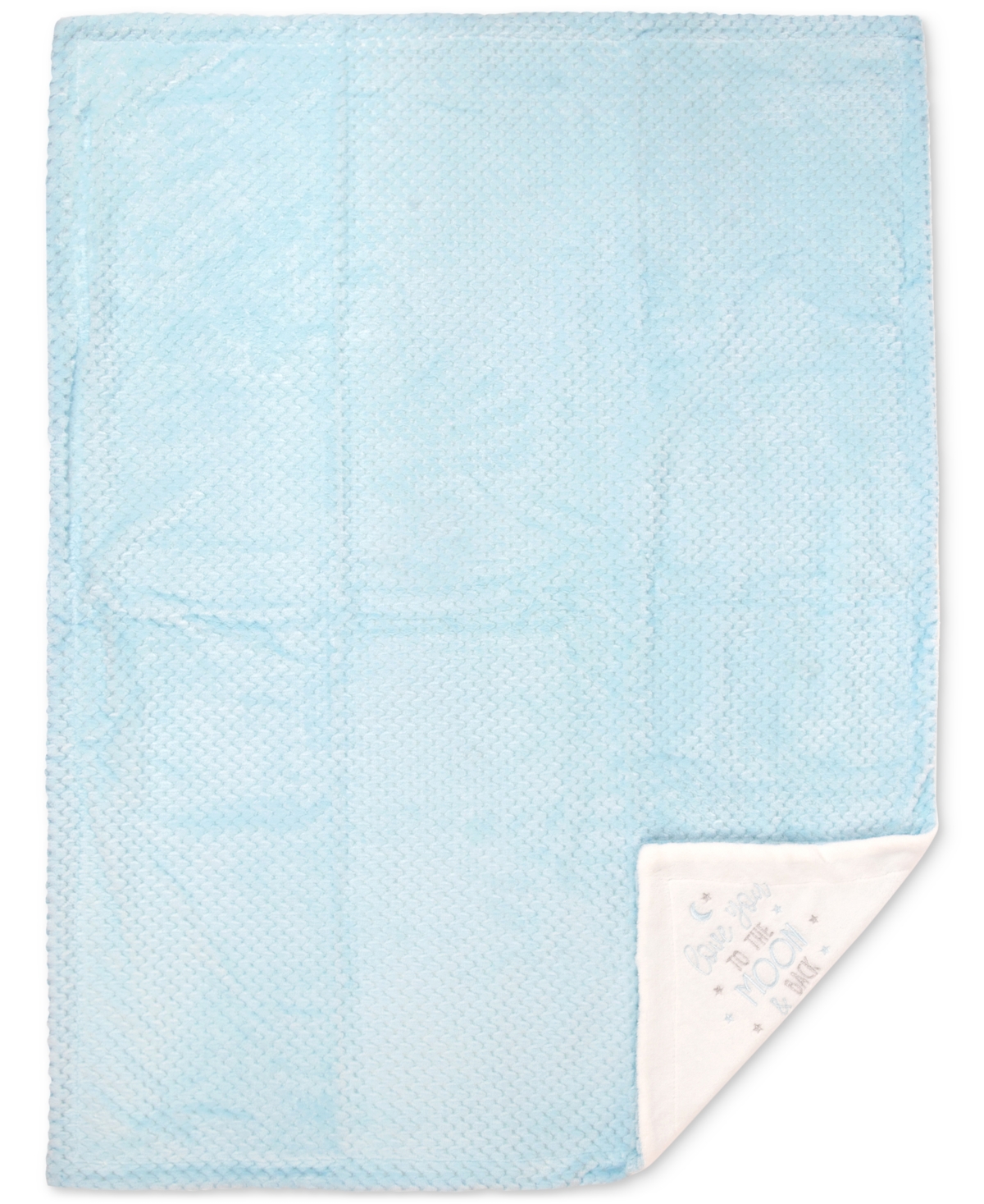 Baby Essentials Love You To The Moon Blanket & Frame, 2 Piece Set In Blue