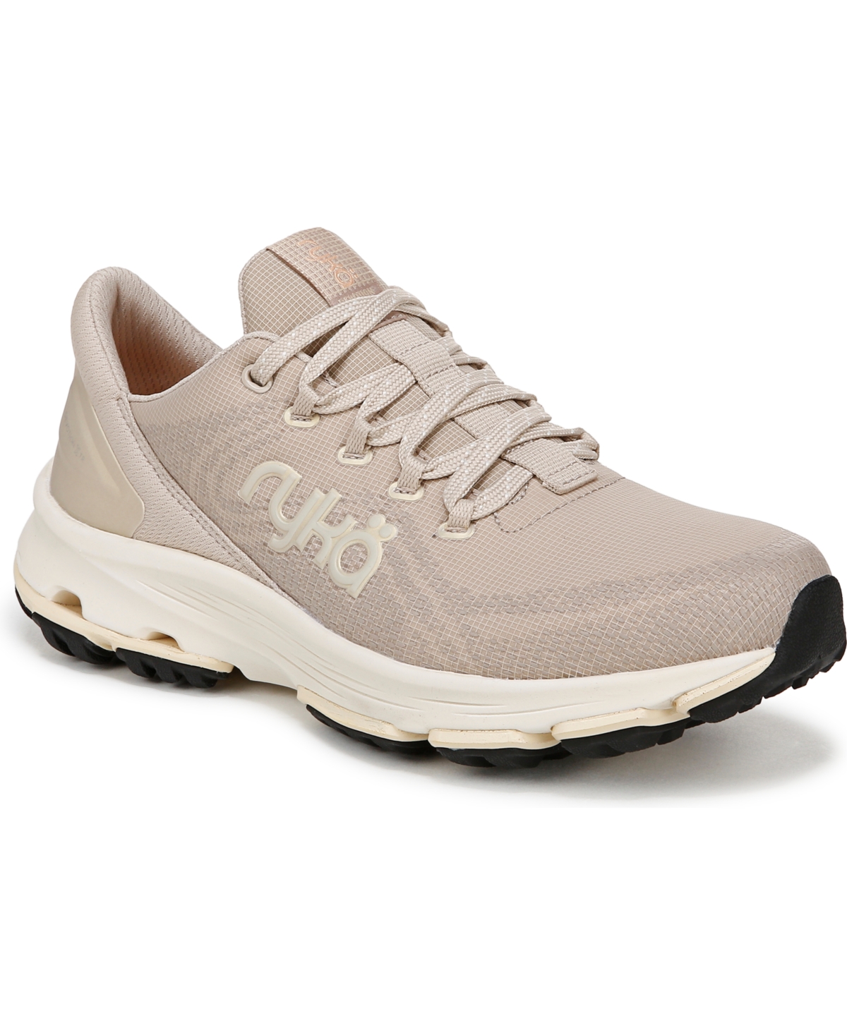 Ryka Women's Devotion X Tr Trail Walking Sneakers In Terra Taupe Mesh Fabric