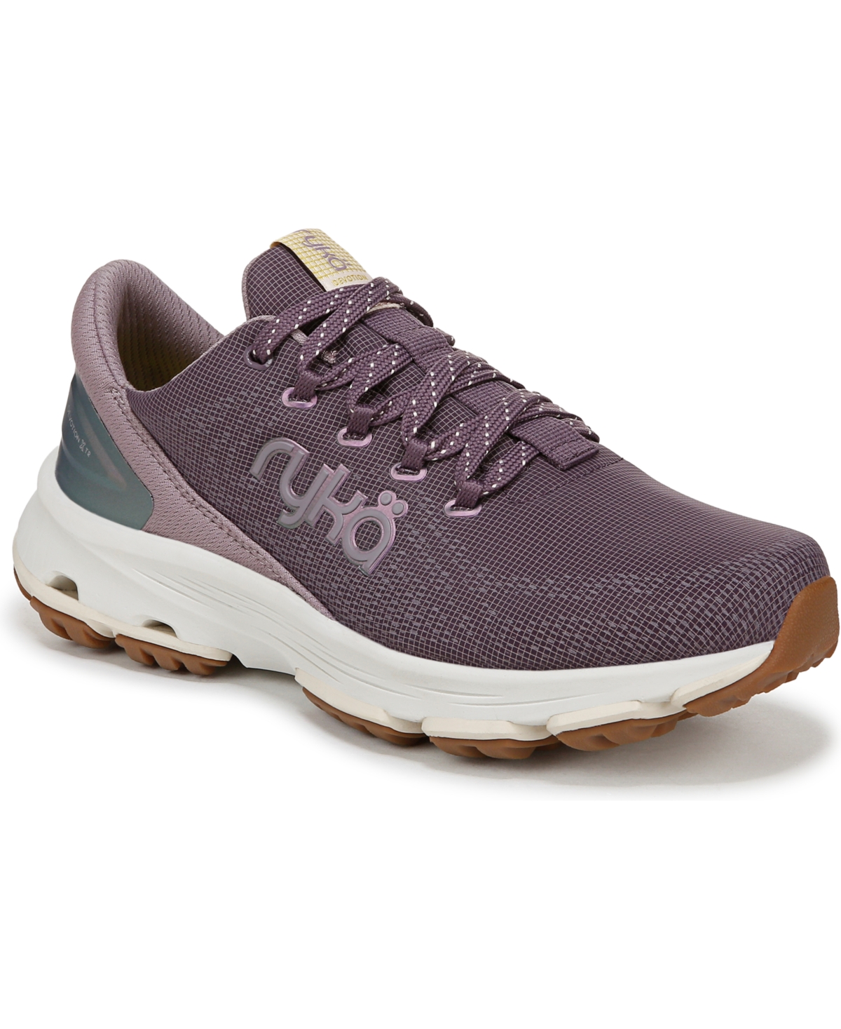 Ryka Women's Devotion X Tr Trail Walking Sneakers In Plum Purple Mesh Fabric