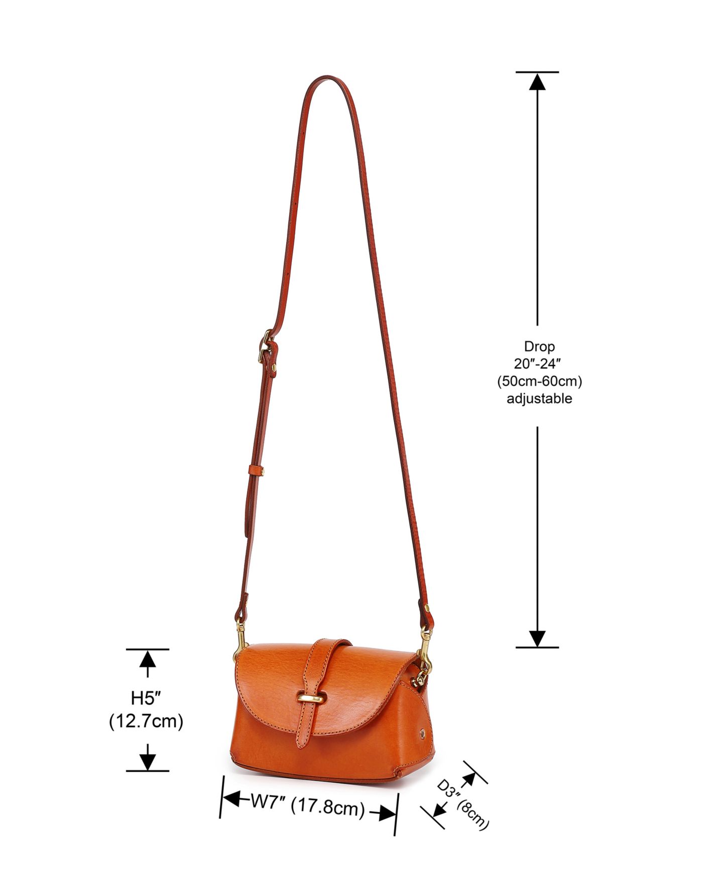 Женская сумка OLD TREND Pamela Crossbody, цвет: Карамельный — фото 6