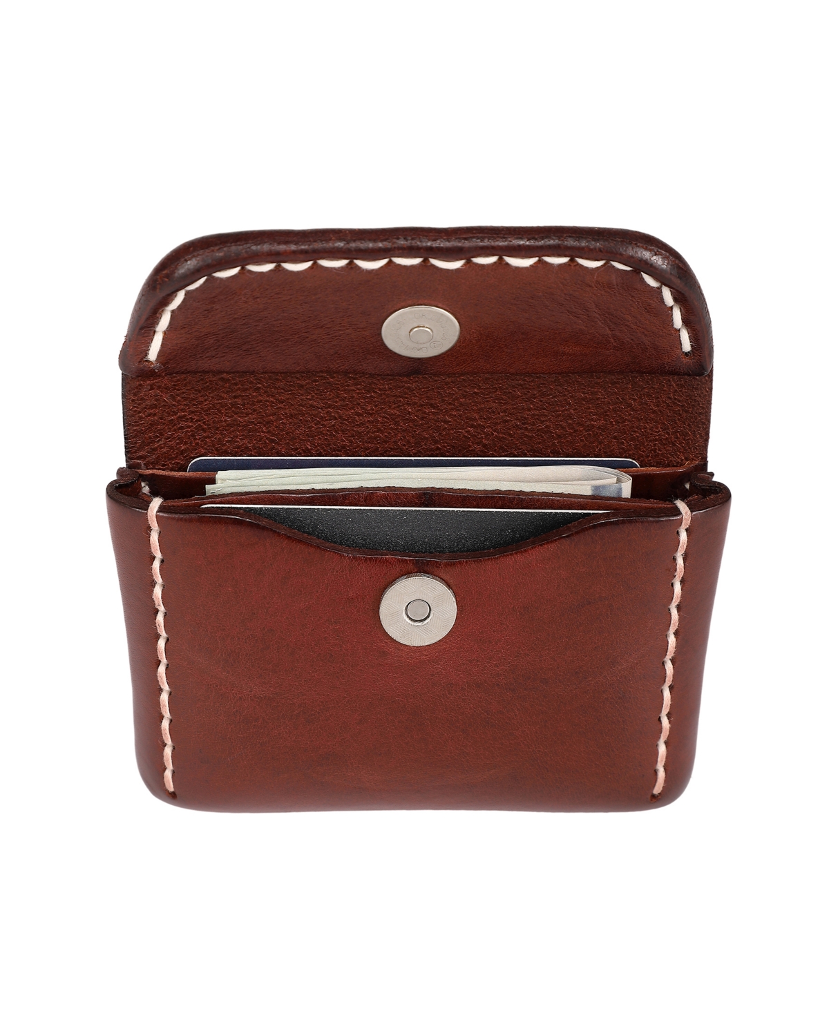 Old Trend Canna Card Holder In Brown