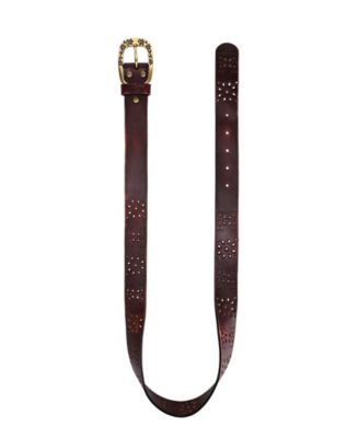 Women's Blooming Crocus Leather Belt