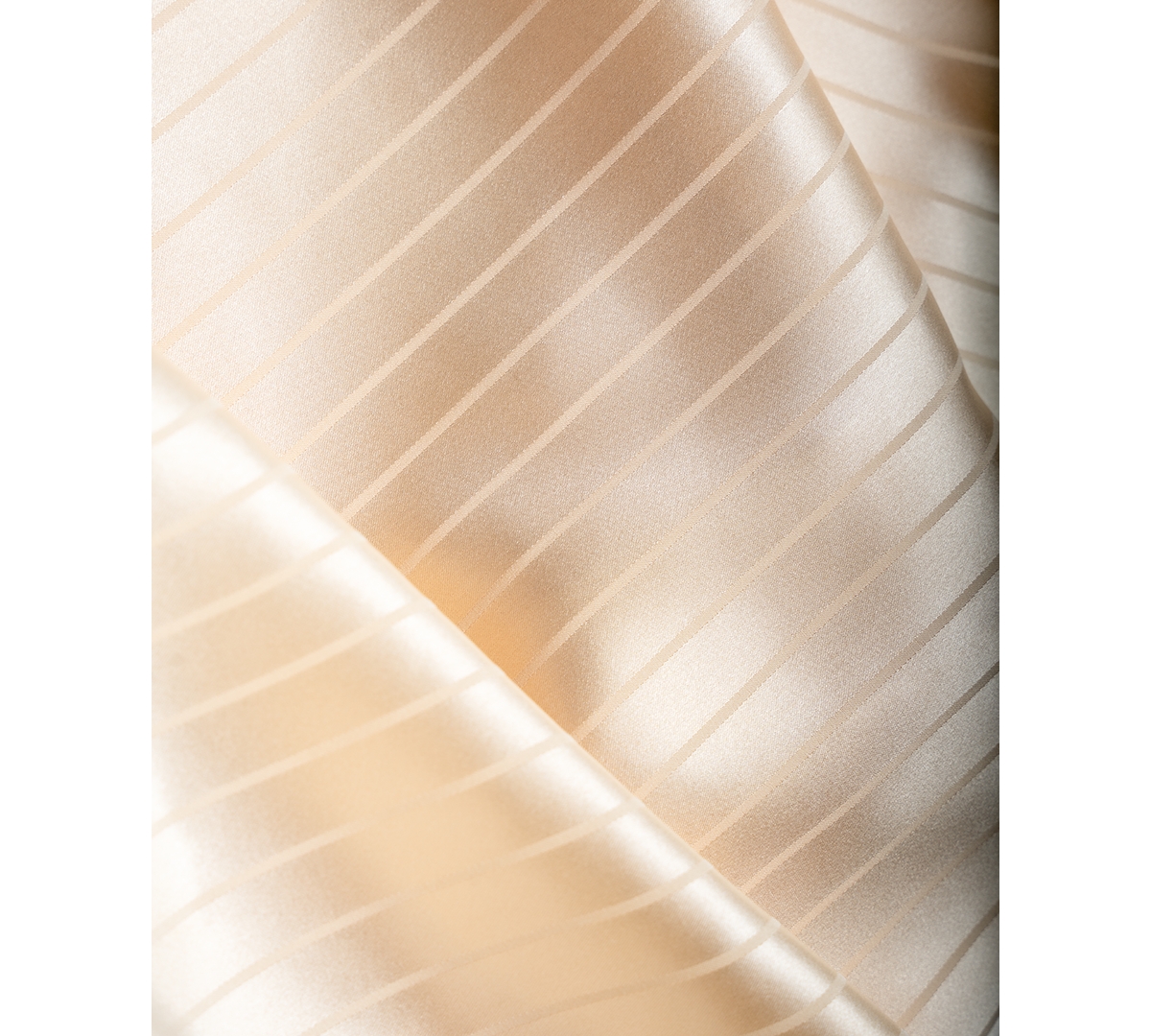 Linea Donatella Women's Satin Jacquard Striped Pajama Set In Soft Yellow