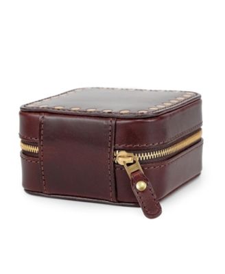 Leather Jewelry Box - Square