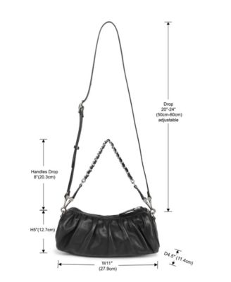 Foxglove Convertible Mini Hobo Bag