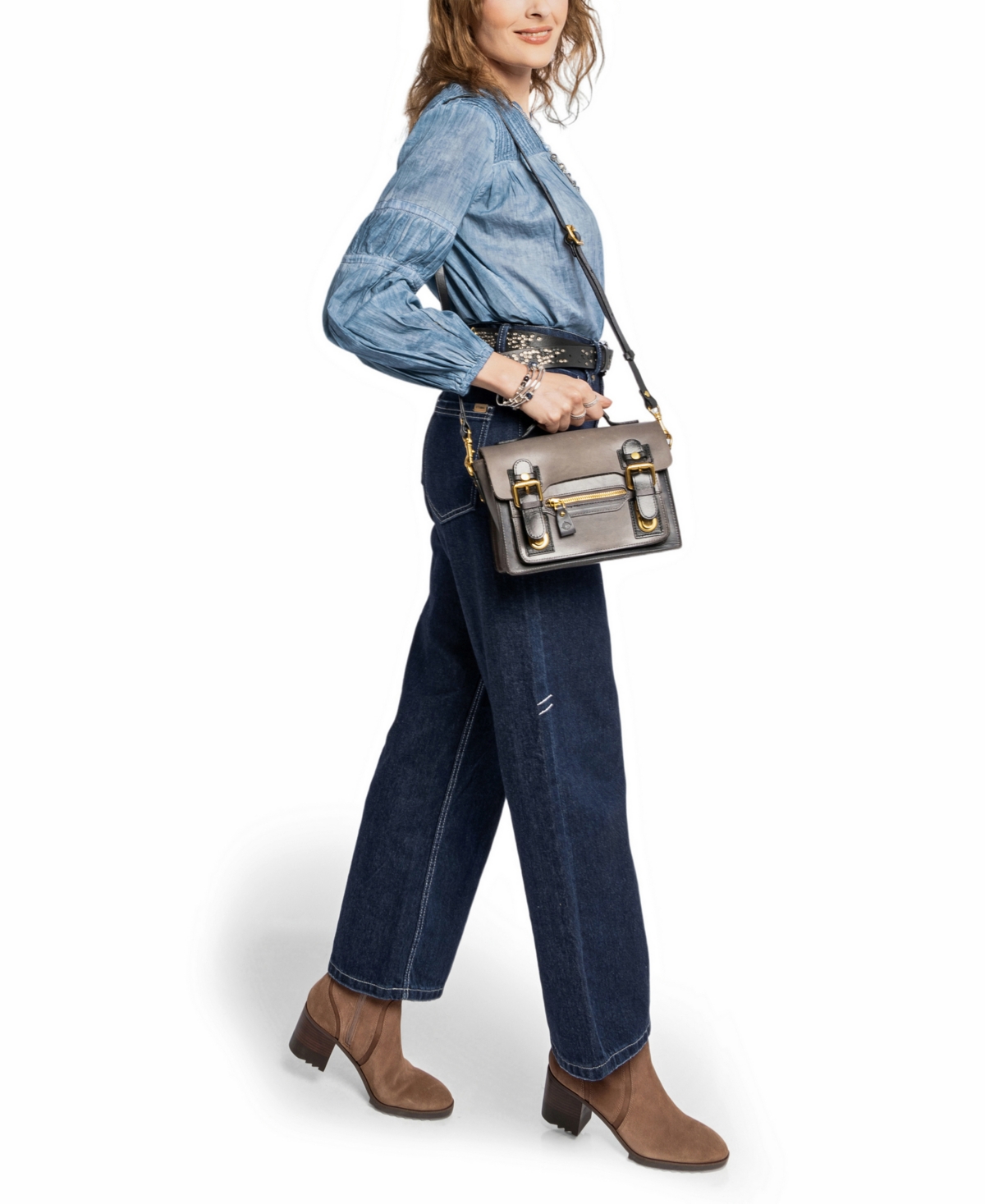 Old Trend Aster Mini Satchel In Slate