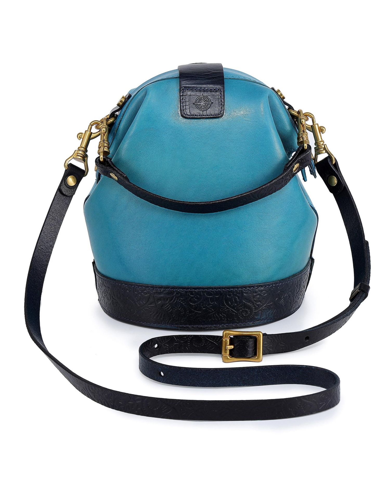 Doctor Mini Leather Bucket Crossbody Bag