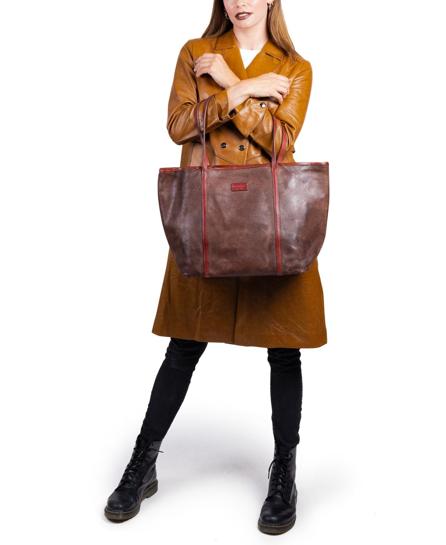 Alder Large Leather Tote Bag