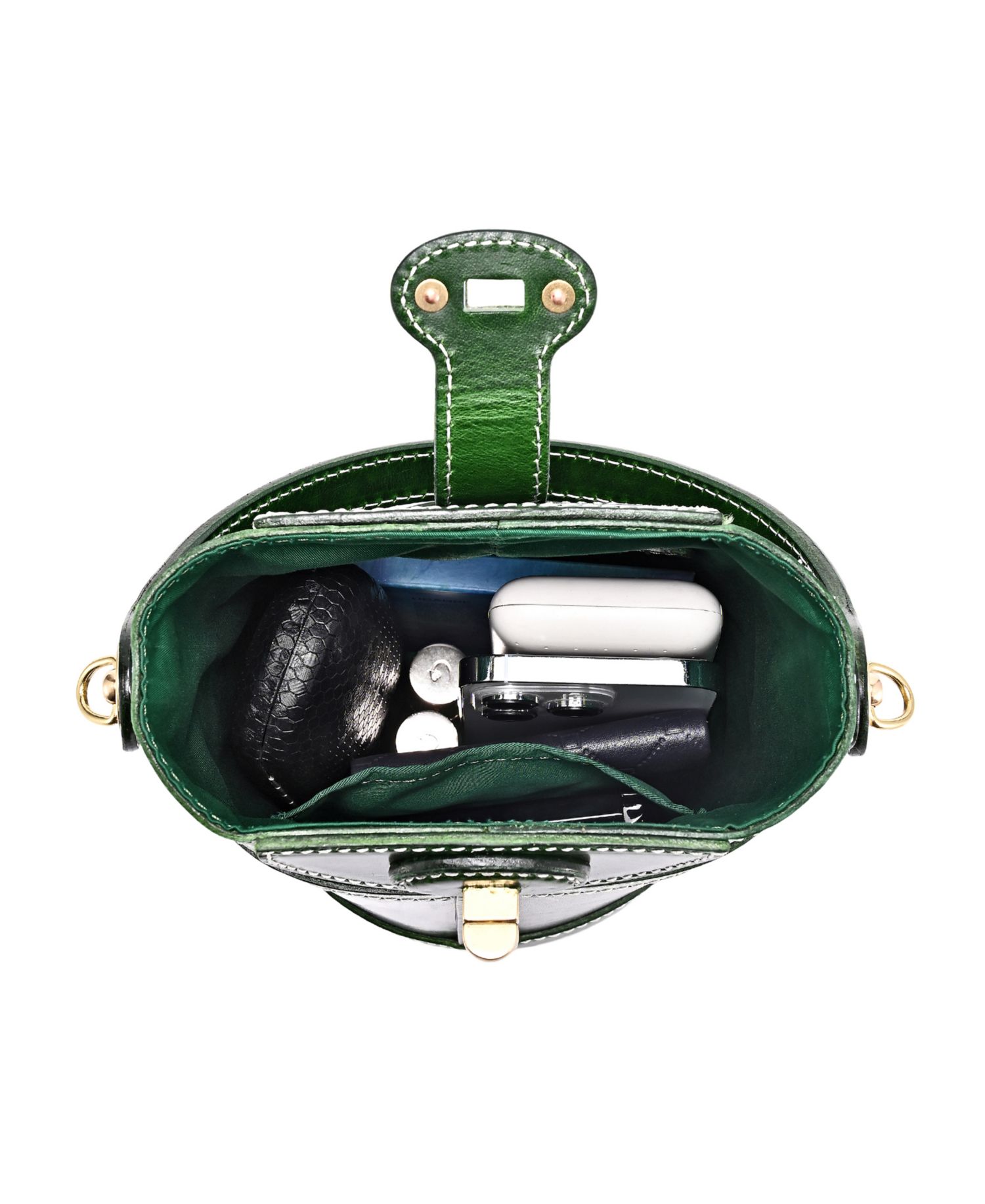 Begonia Vintage Bucket Crossbody Bag